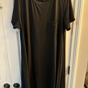 LuLaRoe Black Dress with Pocket